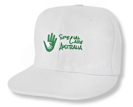 SpecialCare Australia White Baseball Cap