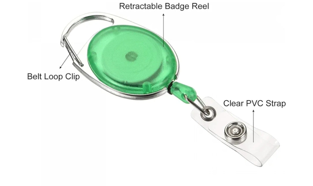 sourcing map Retractable Badge Holder