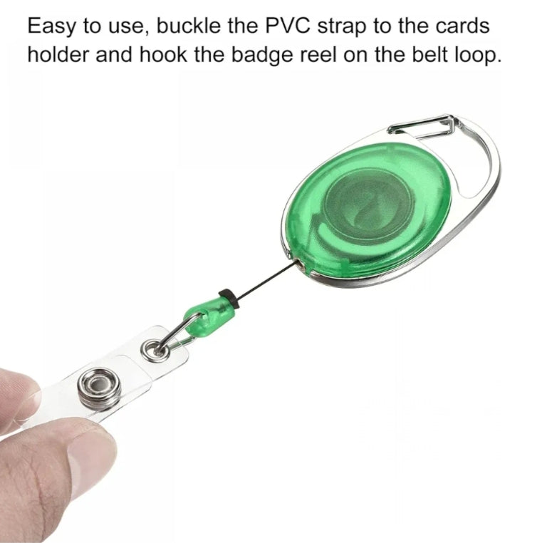 sourcing map Retractable Badge Holder