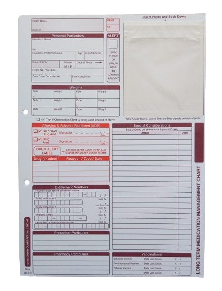 Long Term Medication Chart - LTHC02