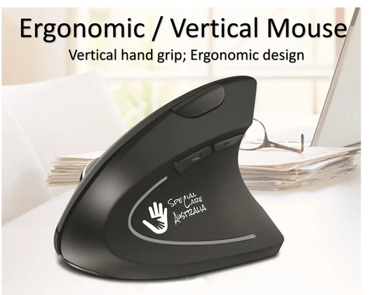 Specialcare Australia Erogonomic mouse and carry bag