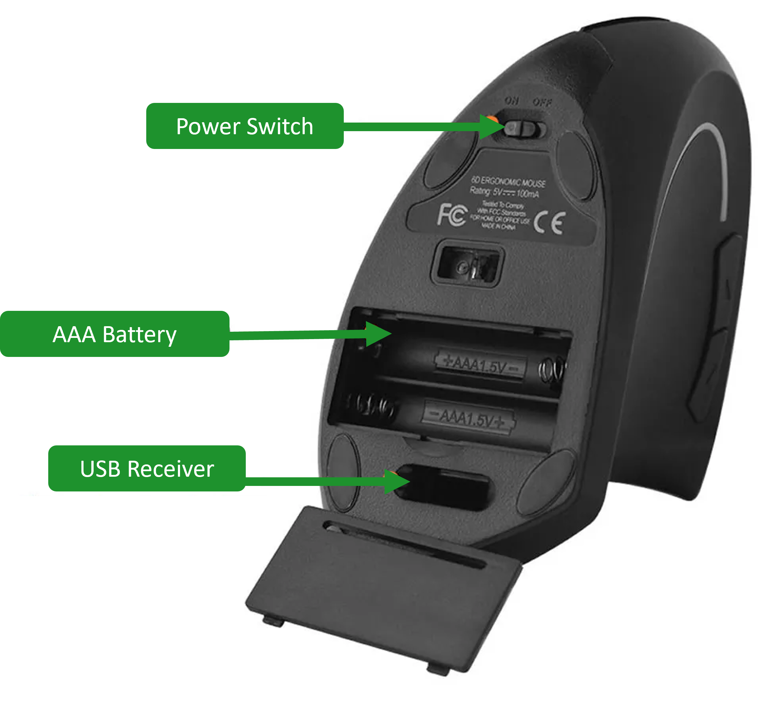 Specialcare Australia Erogonomic mouse and carry bag