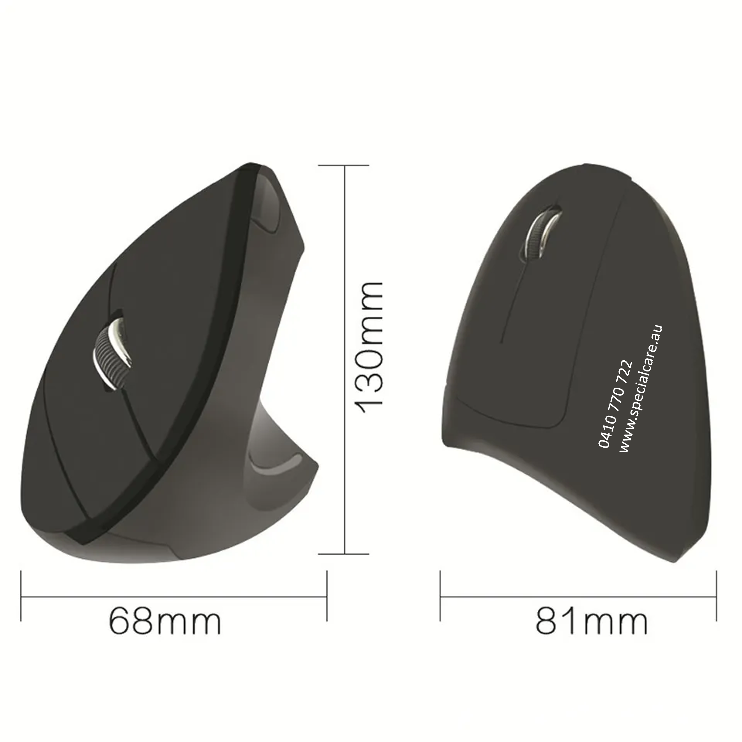 Specialcare Australia Erogonomic mouse and carry bag